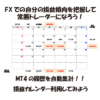 【FX初心者向け連載⑩】損益分析をする！MT4の履歴を自動集計する損益カレンダー(無料)